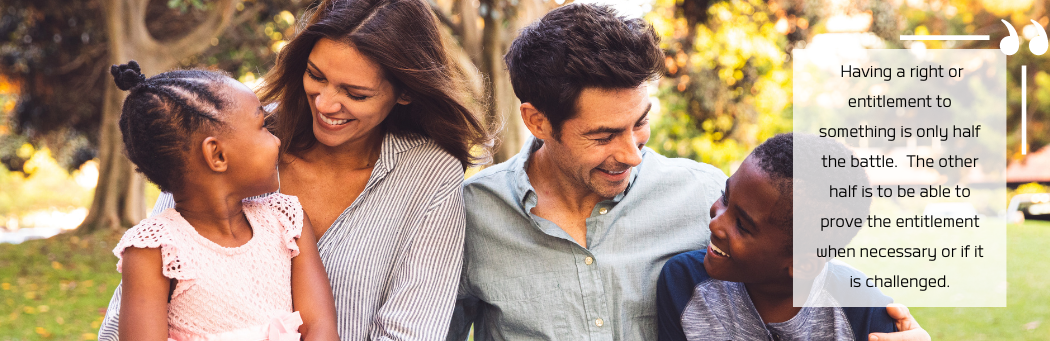 Multi ethnic adopted family, parents and two kids, happy after adoption, Adoption Home Studies of Colorado